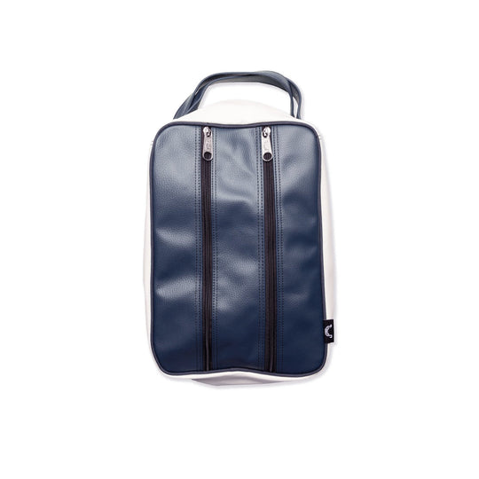 SMU Classic Shoe Bag - Navy/White