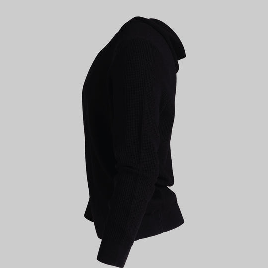 Range Sweater Hoodie - Jet Black