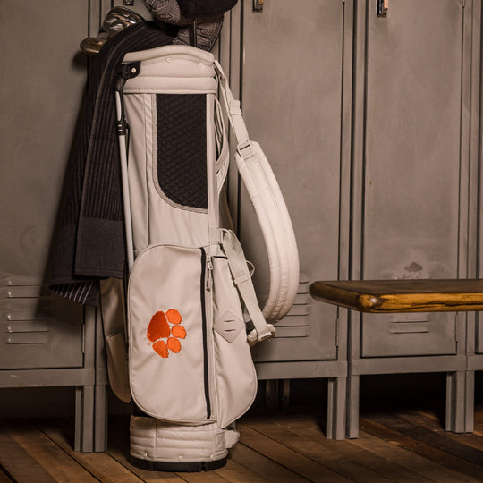 Clemson Rover Stand Bag - Bone