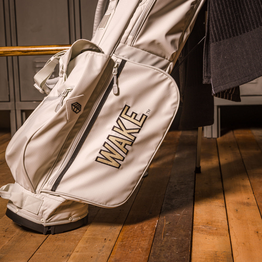 Wake Forest Rover Stand Bag - Bone