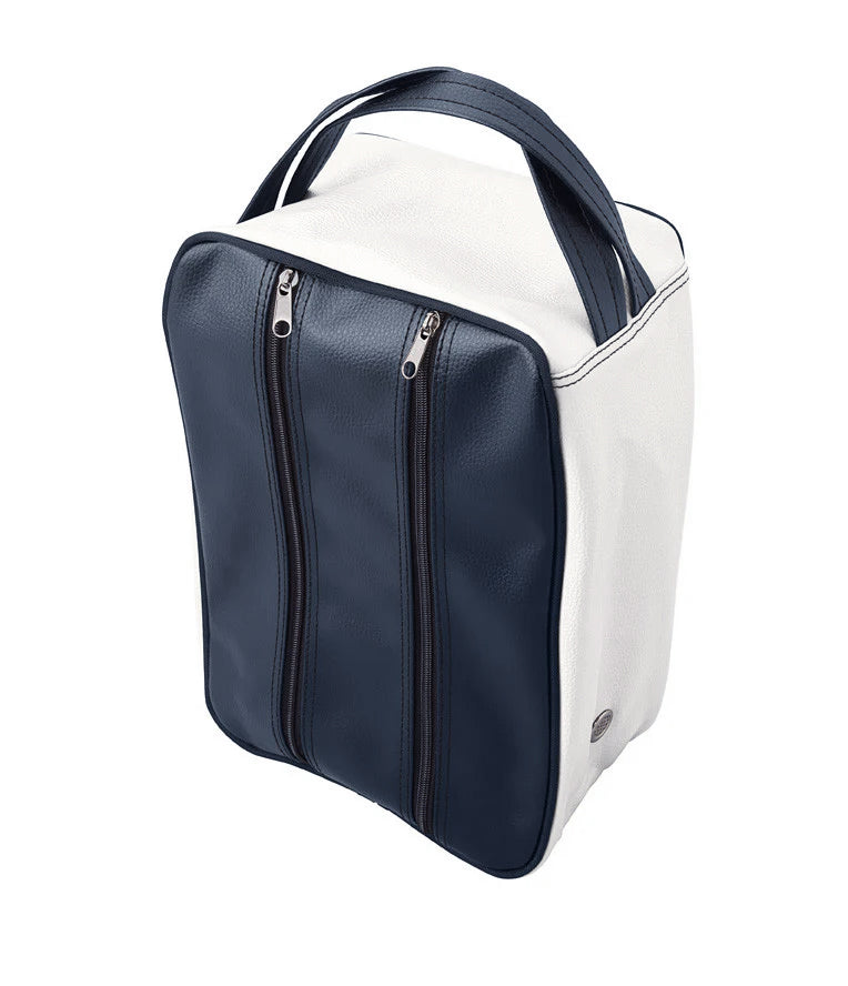 SMU Classic Shoe Bag - Navy/White